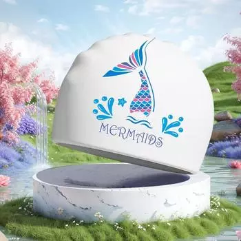 Высокоэластичные шапочки для плавания, водонепроницаемая силиконовая шапочка для плавания, шапочка для бассейна, шапочка для плавания, водные виды спорта чёрный