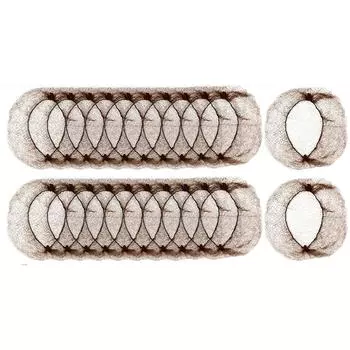 Высокоэластичные женские невидимые сетки для волос и шпильки для волос U-образной формы, сетка для формирования пучка, эластичный диск, инструменты для укладки волос