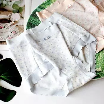 Высокоэластичные женские трусики со средней талией, дышащие треугольные брюки, удобная нижняя часть ягодиц, нижнее белье One Size