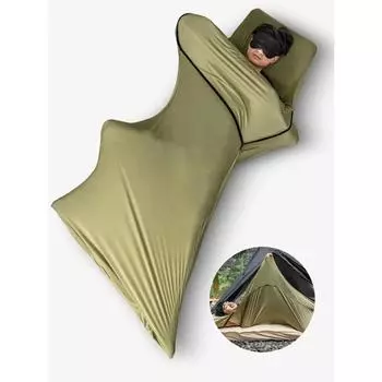 Высокоэластичный спальный мешок в стиле конверта, портативный спальный мешок для взрослых для кемпинга