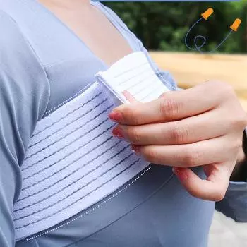 Высокоэластичный ударопрочный нагрудный ремень для прыжков и бега - защитная поддерживающая повязка Adjustable Length Suitable for All Chest Sizes