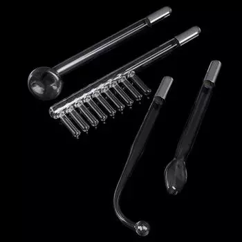 Высокочастотная стеклянная трубка для удаления пятен, сменная стеклянная палочка для ухода за кожей лица