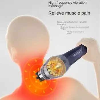 Высокочастотные вибрационные автоматические массажные палочки для всего тела, шейный отдел талии спины, ручные электрические массажеры фиолетовый