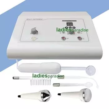 Высокочастотный электрод, стеклянная трубка и ультразвуковой массажер для удаления пятен на лице и прыщей, глубокая очистка кожи, антивозрастная косметическая машина EU белый