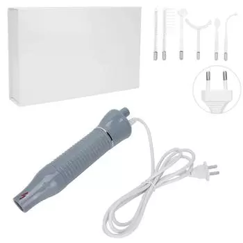 Высокочастотный электротерапевтический прибор для удаления угрей, ухода за кожей и волосами, электротерапевтический стержень 220V EU Plug