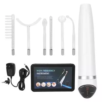 Высокочастотный аппарат для терапии кожи, портативный аппарат для уменьшения морщин, подтяжки кожи, 100240 В EU Plug