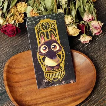 Высокочувствительный металлический полый милый египетский кот закладка для книг бутик товаров закладка