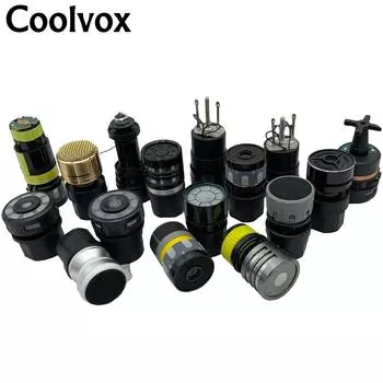 Высокочувствительный микрофон Coolvox, капсульный картридж с сердечником, беспроводной микрофон, проводной микрофонный капсюль, суперкардиоидная динамическая прямая замена NS0010