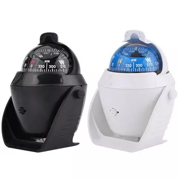 Высокое электронное вращение со светодиодной подсветкой для автомобильной лодки морской навигации white black