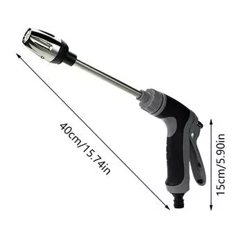 Высокое давление, водяной пистолет для мойки автомобиля, струйный садовый распылитель, поливочный распылитель, садовый разбрызгиватель для чистки инструмента чёрный