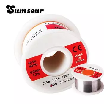 Высокое качество 0,3 мм 50 г оловянно-свинцовый канифольный сердечник паяльная проволока 60/40 для SMD сварки ремонт