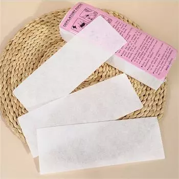 Высокое качество, 100 шт./пакет, нетканая ткань для удаления волос, восковая бумага, рулоны для удаления волос, эпилятор, восковая полоска, бумага