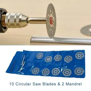 Высокое качество 12 шт. роторный инструмент дисковые пилы режущие диски диски оправка обрезка