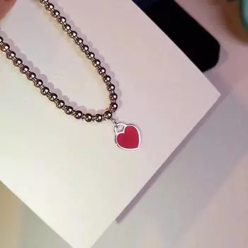 Высокое качество 1 :1 Серебряный браслет S925 с красной и сине-розовой эмалью Love, модные аксессуары для девочек, подарки для друзей