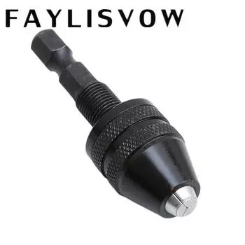 Высокое качество 1/4 без ключа мини-шестигранная ручка сверлильный патрон аксессуары для электроинструментов чёрный