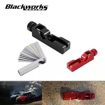 Высокое качество 1 шт. Инструмент для измерения зазора свечи зажигания, сжатие электрода, регулируемое, универсальное, для 10 мм, 12 мм, 14 мм, 16 мм, комплект высокой мощности Turbo чёрный