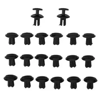 Высокое качество 20 шт./компл. абсолютно новые автомобильные зажимы автомобильные аксессуары 20 мм воротник дверная обивка зажимы для Mercedes подкладка отделка CHINA