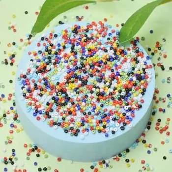 Высокое качество 3000/2000/600 шт. ювелирные аксессуары материалы для изготовления стеклянных бусин ручной работы сплошной цвет 2/3/4 мм DIY 3000Pcs 2mm разноцветный