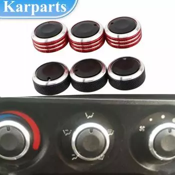 Высокое качество алюминиевого сплава автомобильный переключатель кондиционера для Chevrolet Spark M100 M150 для Chery QQ3 QQ6 аксессуары чёрный