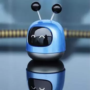 Высокое качество аниме трясущийся робот автомобиль авто центральная консоль украшение интерьер робот домашний интерьер офисный стол серый