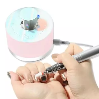 Высокое качество, бесщеточная дрель для ногтей, 80 Вт, 35000 об/мин, маникюрная машина, профессиональная электрическая шлифовальная машинка для ногтей, 0-шумная фреза для ногтей для салона