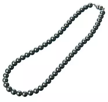 Высокое Качество Богатый Жемчуг Шелк Ожерелье Темно-серый Тип BL-230