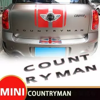 Высокое качество для Mini Countryman Cooper 3D металлический задний багажник слово буквы наклейка значок эмблема логотип наклейки чёрный
