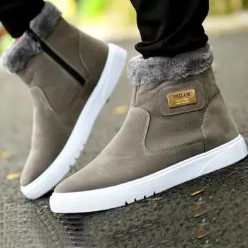 Высокое качество Est, модная зимняя мужская обувь, повседневные зимние ботинки, зимние мужские ботинки, кожаные ботинки для мужчин, теплые зимние кроссовки 39