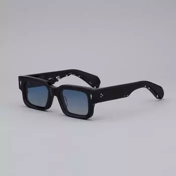 Высокое качество JMM солнцезащитные очки ASCARI модные брендовые квадратные мужские ацетатные очки ручной работы трендовые женские солнцезащитные очки UV400