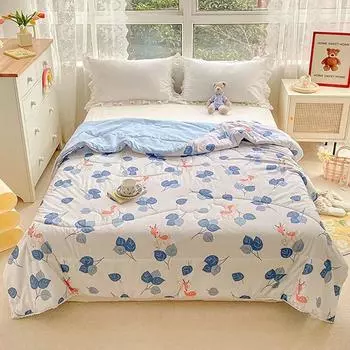 Высокое качество, летние тонкие одеяла, кондиционер, прохладное одеяло, односпальная двуспальная кровать, стеганое покрывало для взрослых и детей, покрывало на кровать 150x200cm-1pc quilt