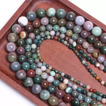 Высокое качество, материал для бисероплетения, круглые свободные бусины-разделители 4/6/8/10/12 мм, ожерелье «сделай сам», аксессуары для изготовления ювелирных изделий, бусины из натурального камня, подвески 4mm about 40Pcs