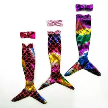 Высокое качество, платье ручной работы для куклы Барби, красочная юбка, модная одежда, платье с хвостом русалки, 1/6, детская игрушка розовый