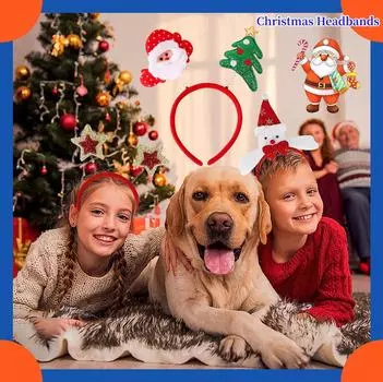 Высокое качество рождественские рога оленя заколка для волос аксессуары для волос рождественские повязки на голову