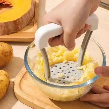 Высокое качество, ручное картофельное пюре, пластиковая прессованная картофельная дробилка, детское питание, фрукты, бананы, портативные кухонные инструменты для выпечки
