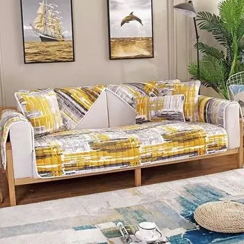 Высокое качество современный зимний короткий плюшевый толстый стеганый диван-полотенце тонкий бархатный чехол для дивана напольный коврик для гостиной 70x70cm 1pc