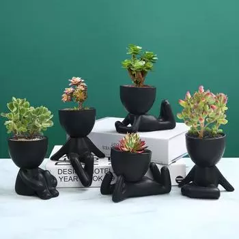 Высокое качество тела цветочный горшок прекрасный износостойкий водонепроницаемый 2