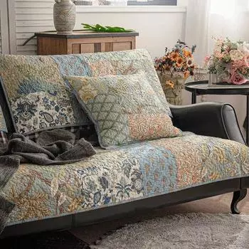 Высокое качество, винтажная диванная подушка, хлопчатобумажная ткань, чехол для дивана, наволочка, американский стиль, домашняя жаккардовая ткань, подушка для дивана, полотенце 70x70cm 1pcs