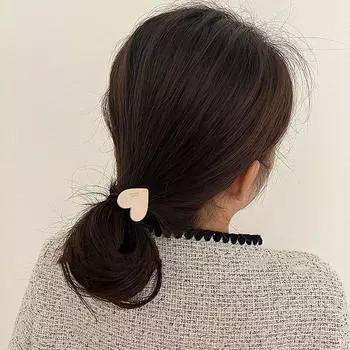 Высокое кольцо для хвоста, держатель для хвоста, женская веревка для волос, ацетат, сладкие резинки для волос чёрный