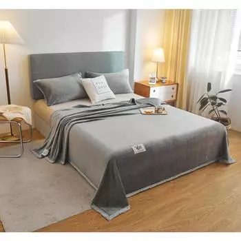 Высокое весовое однотонное бархатное одеяло с шифрованием из норки, бархатное одеяло из норки, можно спать обнаженным одеялом 100*150cm