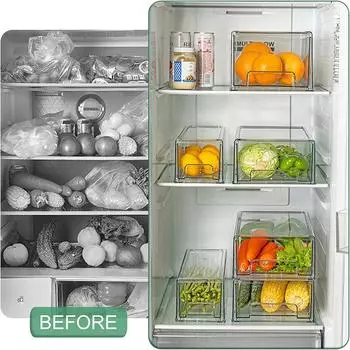 Высокоемкий органайзер для косметики, ящик для хранения косметики, акриловый холодильник, классификация, шкаф для кладовой с ящиками, органайзер