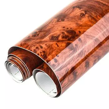 Высокоглянцевая виниловая пленка для обертывания дерева, наклейка на автомобиль, внутренняя пузырчатая самоклеящаяся деревянная текстурированная зернистая декоративная пленка CHINA
