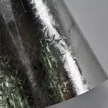 Высокоглянцевые гальванические кованые углеродные волокна серебряные автомобильные наклейки для обертывания автомобиля виниловая наклейка на капот авто наклейки 30CMX100CM серебряный