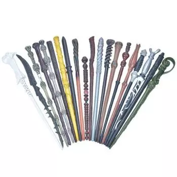 Высокоимитированная волшебная палочка, реквизит для косплея, игрушка из смолы для детей 1#Harry