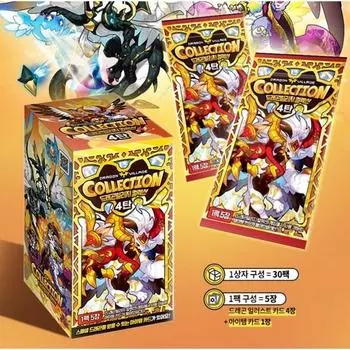 [Высокоинтеллектуальная] Коллекция карт Dragon Village Часть 4 / Карта Dragon Village Карта дьявола высокоинтеллектуальная Dragon Village, популярная корейская игра