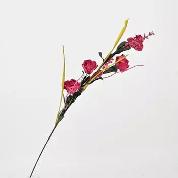 Высококачественная 4-головая роза из пенополиэтилена, одиночный искусственный цветок, украшение для дома, украшение для гостиной, искусственная цветочная композиция для обеденного стола красный