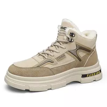 Высококачественная амортизирующая противоскользящая износостойкая обувь среднего размера, модная и модная уличная хлопковая обувь, ботинки Martin, повседневная мужская обувь 41