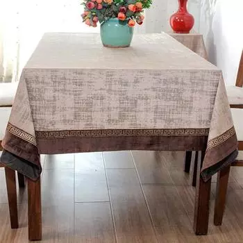 Высококачественная байковая скатерть в китайском стиле, продолговатая водонепроницаемая бордюрная пылезащитная крышка, толстая с ямочками бальная скатерть 160x160cm square