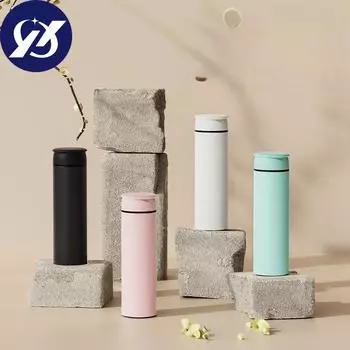 Высококачественная бесшовная термос женская из нержавеющей стали 316, модная простая ценная деловая чашка 400ml розовый