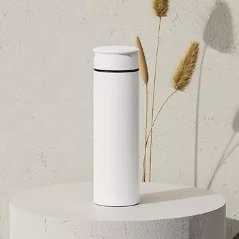 Высококачественная бесшовная термос женская из нержавеющей стали 316, модная простая ценная деловая чашка 400ml розовый