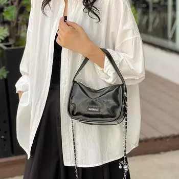 Высококачественная блестящая модная женская сумка, летняя новинка 2024 года, легкая роскошная универсальная сумка через плечо, большая вместимость, сумка через плечо